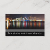 Miami night panorama - Visitekaartje (Achterkant)