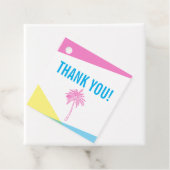 Miami Nights Dank u Bedankjes Labels (In situ)