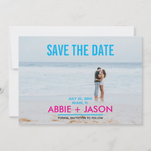 Miami Nights Foto Save The Date