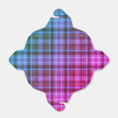 Miami Nights geruite gunstbox Bedankdoosjes (Uitgevouwen)