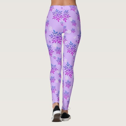 Miami Nights Kerstmis Leggings (Achterkant)