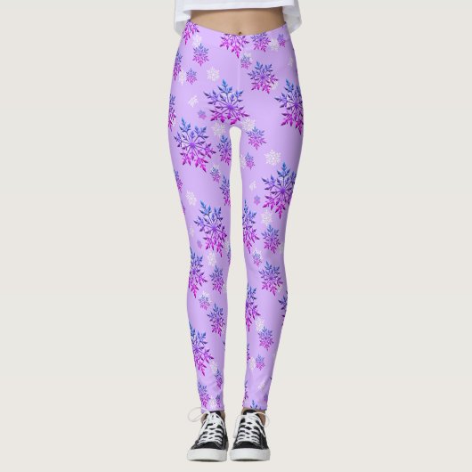 Miami Nights Kerstmis Leggings (Voorkant)