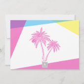 Miami Nights Moederdag Brunch Kaart (Achterkant)