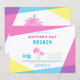 Miami Nights Moederdag Brunch Kaart