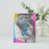 Miami Nights sparen de Datum foto Briefkaart (Staand voorkant)