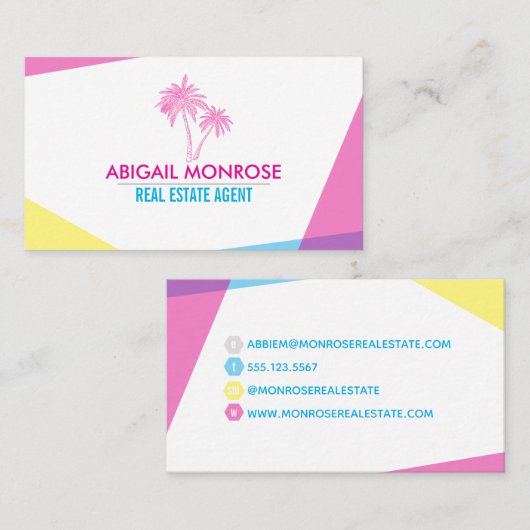 Miami Nights Visitekaartje (Voorkant / Achterkant)