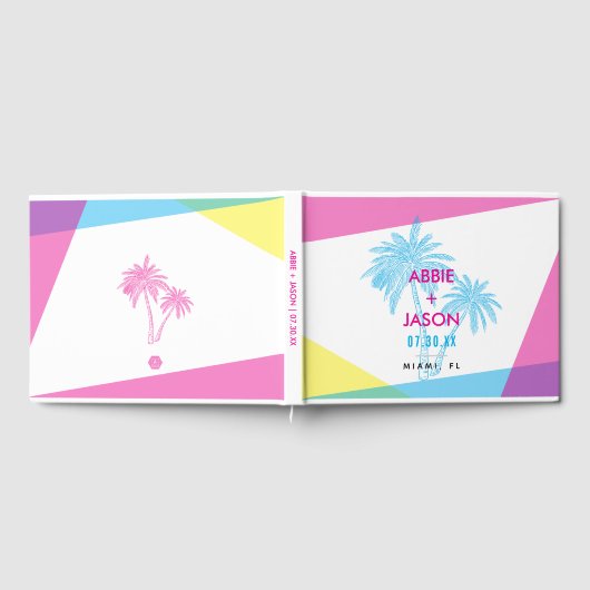 Miami Nights Wedding Gastenboek (Volledig)