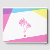 Miami Nights Wedding Gastenboek (Achterkant)