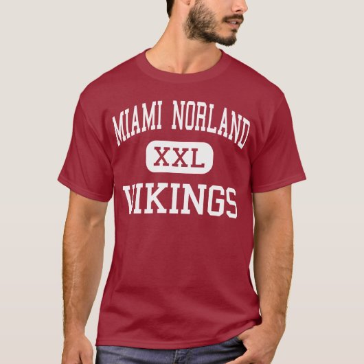 Miami Norland - Vikingen - High - Miami Florida T-shirt (Voorkant)
