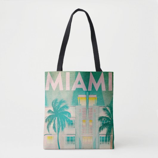  Miami, Ocean Drive Canvas tas (Voorkant)