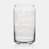 Miami Ocean Drive Reis Souvenir Blikvorm Glas (Voorkant)