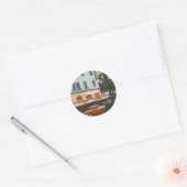 Miami Ocean Drive Reis Souvenir Ronde Sticker (Envelop)