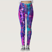 Miami ontmoet Japan Leggings (Voorkant)