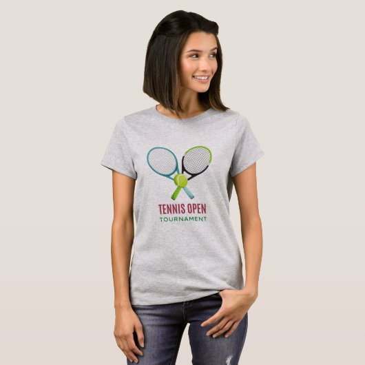 Miami Open Tennis Tournament T-Shirt (Voorkant volledig)