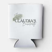 Miami Palm bruid aangepaste chique vrijgezellenfee Blikjeskoeler (Voorkant)