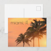 Miami Palms Briefkaart (Voorkant / Achterkant)