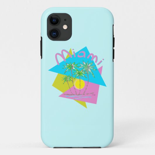 Miami Palms Sun Case-Mate iPhone Case (Achterkant)