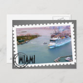 ~Miami~ PAST HET BRIEFKAART VAN MIAMI, HET AAN! (Voorkant / Achterkant)