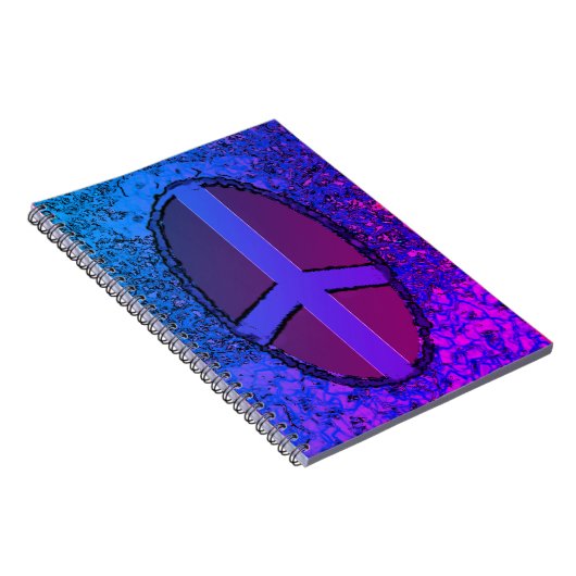 Miami Peace Sign Spiral Notitieboek (Rechterzijde)