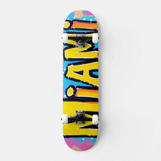 Miami Persoonlijk Skateboard (Voorkant)