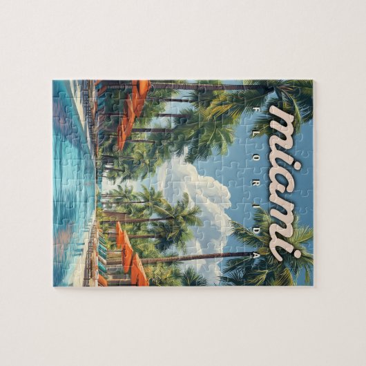 Miami Pool  Legpuzzel (Horizontaal)