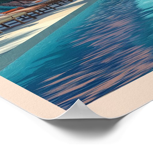 Miami Pool  Poster (Hoek)