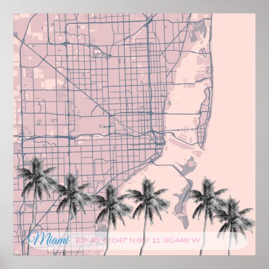 Miami Poster (Voorkant)