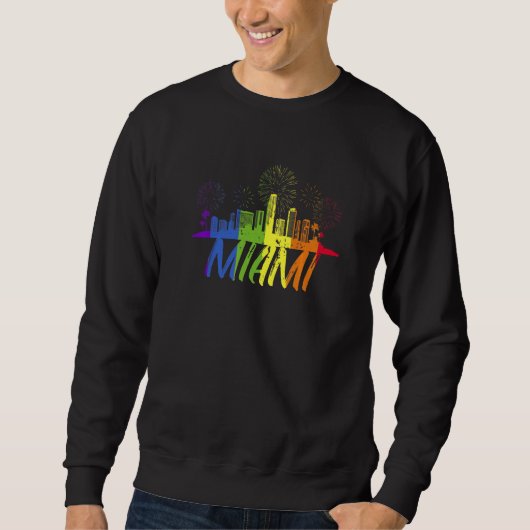 Miami Pride Skyline Pride Parade Miami Trui (Voorkant)