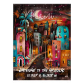 Miami: Puerta de las Américas Perfect Poster (Voorkant)