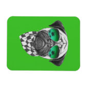 Miami Pug Magneet (Horizontaal)
