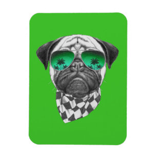 Miami Pug Magneet
