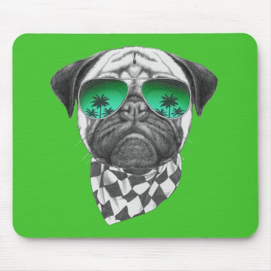 Miami Pug Muismat (Voorkant)