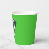 Miami Pug Papieren Bekers (Achterkant)