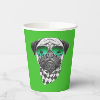 Miami Pug Papieren Bekers