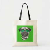 Miami Pug Tote Bag (Voorkant)