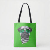 Miami Pug Tote Bag (Voorkant)