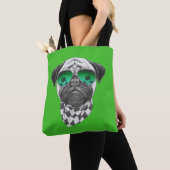 Miami Pug Tote Bag (Dichtbij)