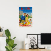 Miami-reisposter poster (Thuiskantoor)