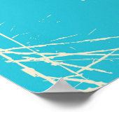 Miami  reisposter uit de jaren tachtig poster (Hoek)