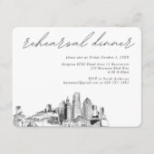 Miami repetitie diner uitnodigen Behuizing Kaart (Voorkant)