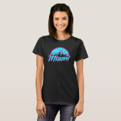 Miami Retro Florida 2 T-shirt (Voorkant volledig)
