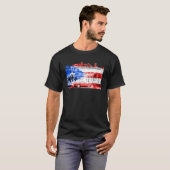 Miami Rican Boricua Miami Dade County Puerto Rico T-shirt (Voorkant volledig)