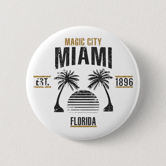 Miami Ronde Button 5,7 Cm (Voorkant)