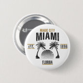 Miami Ronde Button 5,7 Cm (Voorkant /achterkant)