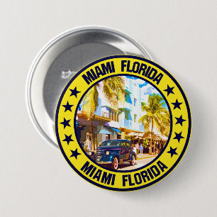 Miami Ronde Button 7,6 Cm