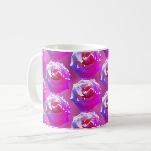 Miami Roos Blush Koffiemok (Voorkant links)