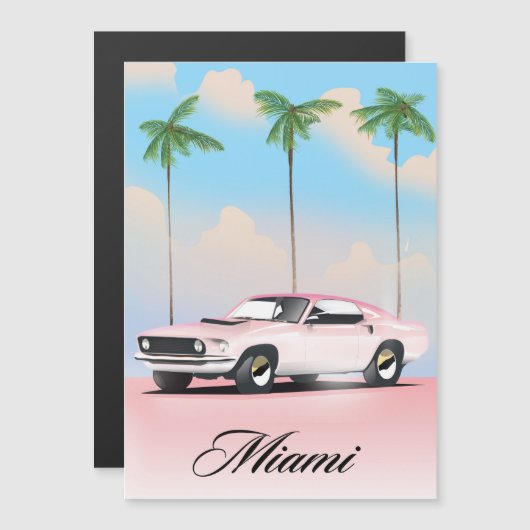 Miami Roze Zonsondergang (Voorkant / Achterkant)