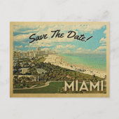 Miami Save the Date Aankondigingskaart (Voorkant)