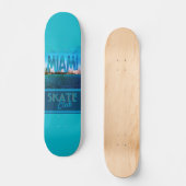 Miami Schaats Club Persoonlijk Skateboard (Voorkant)