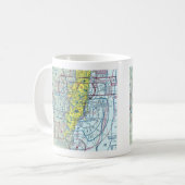 Miami Sectional Chart Koffiemok (Voorkant links)